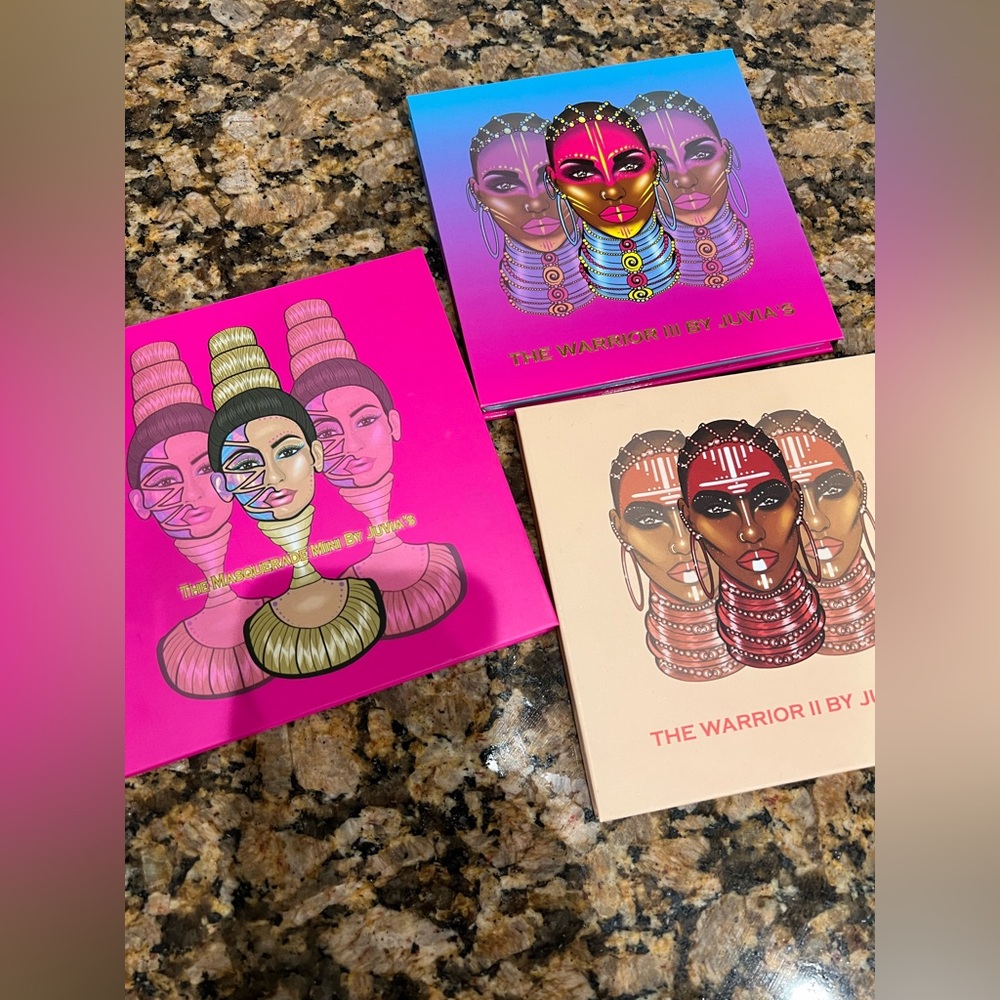 The Warrior Palette By Juvias, eyeshadows. New